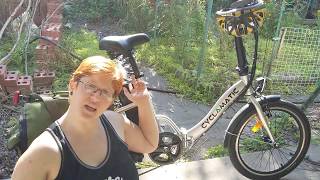 Cyclamatic CX2 folding electric bike review at 60 miles [upl. by Elleral517]