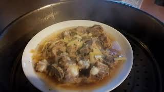 pork ribs steam w ginger yummy taste easy way viral [upl. by Larkins]