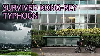 CRAZY Experience Riding Through KONGREY Typhoon in Taiwan [upl. by Guzel]