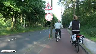 Biking from Scheveningen beach to Voorburg [upl. by Noitna227]