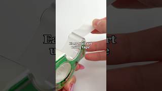 Easy Nail Art Using Tape dippowdernails nailboo nailboopartner [upl. by Kcolttam177]