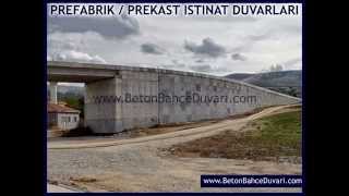 Prefabrik  Prekast Betonarme İstinat Duvarları Kalıpları ve İnşaat Yapımı [upl. by Kath973]