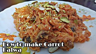 Carrot Halwa Recipe [upl. by Gnauq323]