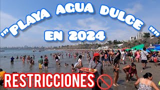 🚫 LA PLAYA MAS POPULAR DE LIMA 🇵🇪  Agua Dulce CHORRILLOS [upl. by Lindsy812]