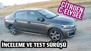 CÄ°TROEN CELYSEE Ä°NCELEME VE TEST SÃœRÃœÅÃœ  15 Bluehdi 100 Beygir [upl. by Lanette]