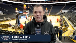 Pelicans at Warriors Pregame Report 10292024 [upl. by Marcille]