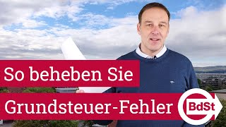 So beheben Sie Fehler im GrundsteuerBescheid [upl. by Htebasyle]