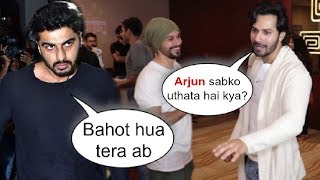 Varun Dhawan Makes Fun Of Arjun Kapoors Sweet Gesture For Reporters [upl. by Prisilla]