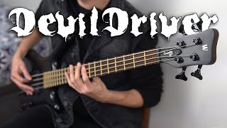 DevilDriver  Clouds Over California Bass Cover  TAB [upl. by Lyell556]