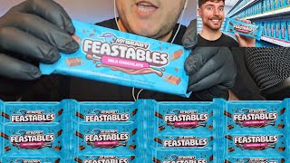 Mr Beast FEASTABLES CHOCOLATE ASMR MUKBANG [upl. by Ravi]