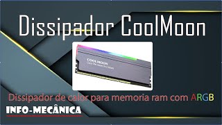 Dissipador para memoria ram com ARGB [upl. by Atoiganap]