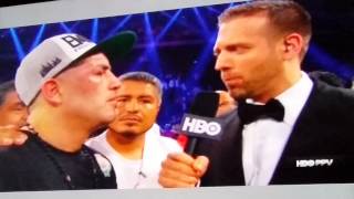 Brandon Rios interview after the fight versus Manny Pacquiao [upl. by Areht]