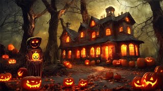 Haunted House Halloween Ambience With Scary Spooky Halloween Background Music 🎃 Ambience Halloween [upl. by Thisbe]