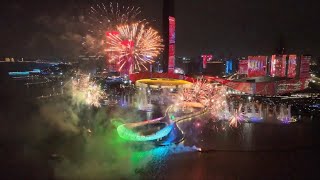 Spectacular fireworks highlight Chinese New Year celebrations [upl. by Nodnahs216]