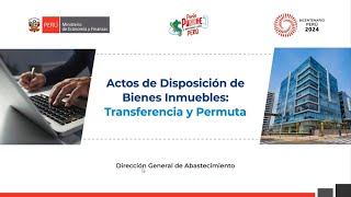 DGA Actos de Disposición de Bienes Inmuebles Transferencia y Permuta [upl. by Assirahs298]