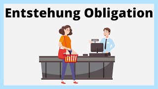 Entstehung einer Obligation  einfach erklärt mit Beispiel und Gesetzesartikel [upl. by Araet]