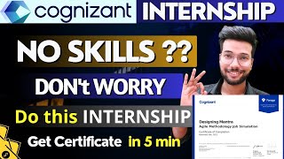 FREE Internship Certificate Online from Cognizant Forage Virtual Internship Certificate in 5 min [upl. by Sikko]