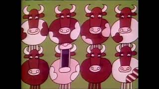 Classic Sesame Street animation  8 cows 1981 [upl. by Jania]