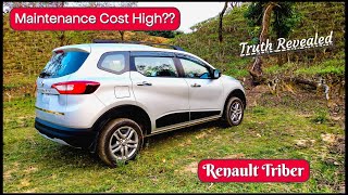 Maintenance Cost  Renault Triber  Comparison with Maruti Ertiga amp Eeco  First Service Details [upl. by Zilef893]