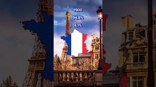 Christianity amp irreligious in France🇲🇫 europe geography history mapping france rec shorts [upl. by Feucht]