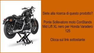 Ponte Sollevatore moto ConStands Mid Lift XL nero per Honda Varadero 125 [upl. by Siocnarf]