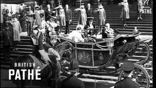 Royal Silver Wedding Anniversary AKA Silver Wedding Procession 1948 [upl. by Nwahsem]