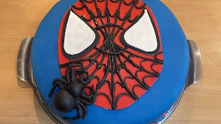 Spiderman Torte كيكة سبيادر مان  لعيد الميلاد طريقة عمل غاناج الشوكولا لتخليف الكيك [upl. by Lasorella514]