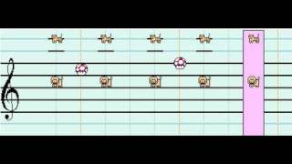 Come Sail Away  Styx  Mario Paint Composer [upl. by Aihsemot3]