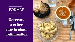 FODMAP  5 erreurs à éviter dans la phase délimination des FODMAP [upl. by Madai]