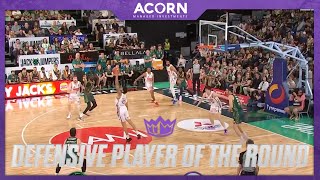 Acorn Defensive Player of Round 11 Denzel Valentine [upl. by Nolrev]