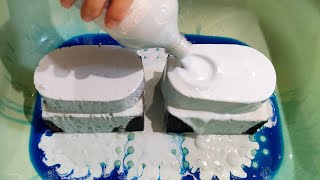 Ty d Bol Recycled Paste Laundry Pods Recycled and Holi Powders and Fake Rinse 💙 ASMR [upl. by Schonfield787]