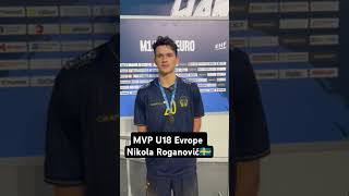 MVP Evropskog prvenstva za kadete  Nikola Roganović handball [upl. by Alema]