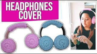 Crochet Headphones Cover Tutorial [upl. by Notsirk103]