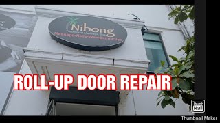 ROLL UP DOOR REPAIR DONE [upl. by Bergren]