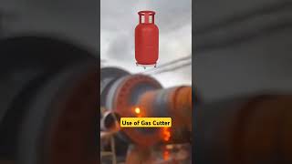 Use of Gas Cutter for Steel Work  Amazing Civil Engineering [upl. by Harrow]