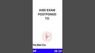 📢 AIBE 19 Exam Rescheduled 🗓️ New Exam Date December 22 2024 📝Last date November 15 2024 🎯 [upl. by Sulamith]