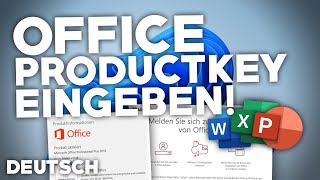 Microsoft Office PRODUKTKEY EINGEBENHERAUSFINDEN  Tutorial  Deutsch  2024 [upl. by Yar]