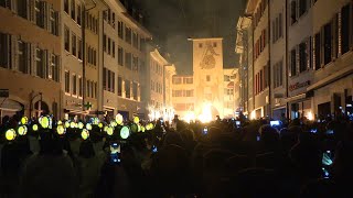 Sonne Schnee und Feuer  Fasnacht und Chienbäse Liestal 2023 [upl. by Htes497]