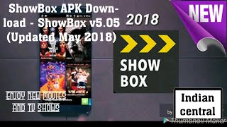 ShowBox APK Download  ShowBox v505latest Updated May 2018 [upl. by Jorgenson422]