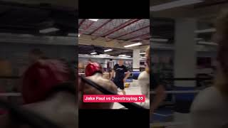 Who you got in this fight Deestroying jakepaul shorts [upl. by Annekahs]