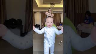 carlyn ocampo TikTok dance with bby lakisha [upl. by Naffets]