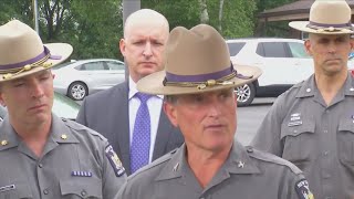 State Trooper shot while conducting a traffic stop on I88 [upl. by Karlie]