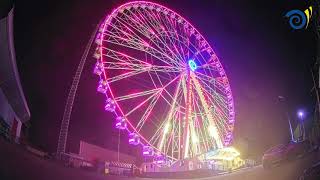 KMG Rides  WHL70 Ferris Wheel  Smakenrad Wheel of Taste  Timelapse 2022 [upl. by Kanal]