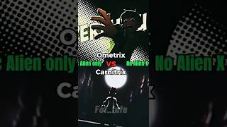 OMNITRIX VS CARNITRIX  BASIC ALIENS ONLYNO ALIEN X  edit ben10 carnitrix [upl. by Kappel]