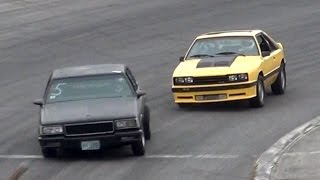 Spectator Drags at Oxford Plains Speedway 9202014 [upl. by Eohce]