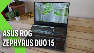 ASUS ROG Zephyrus Duo 15 análisis la doble pantalla se atreve en un portátil gaming [upl. by Yurik]