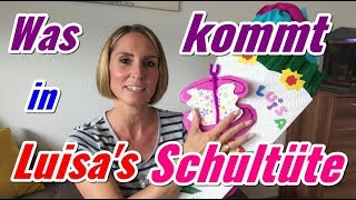 Luisas Schultüte füllen  Einschulung [upl. by Jules]