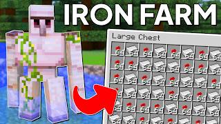 Minecraft Iron Farm 1213 [upl. by Coreen]