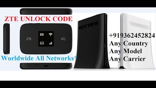 ZTE MF920V AirTel Unlocking Using 16 Digit Unlock Decode Debrand Code [upl. by Borszcz]