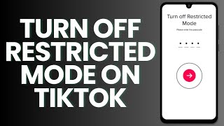 How To Turn Off Restricted Mode On TikTok [upl. by Dincolo803]